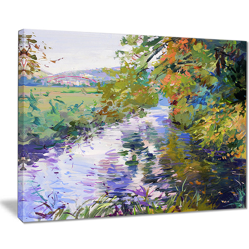 East Urban Home Fall In Amazing Colors Oil Painting Print On