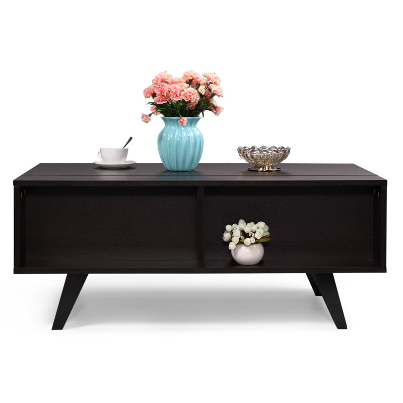 Corrigan Studio® Mori Solid Wood Lift Top Coffee Table ... Lift top tables come in a variety of shapes, materials, and styles to appeal to anyone's furniture tastes.
