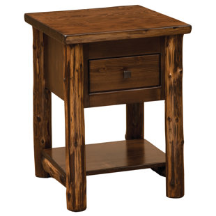 Go to store & view more images Cedar 1 Drawer Nightstand by Fireside Lodge