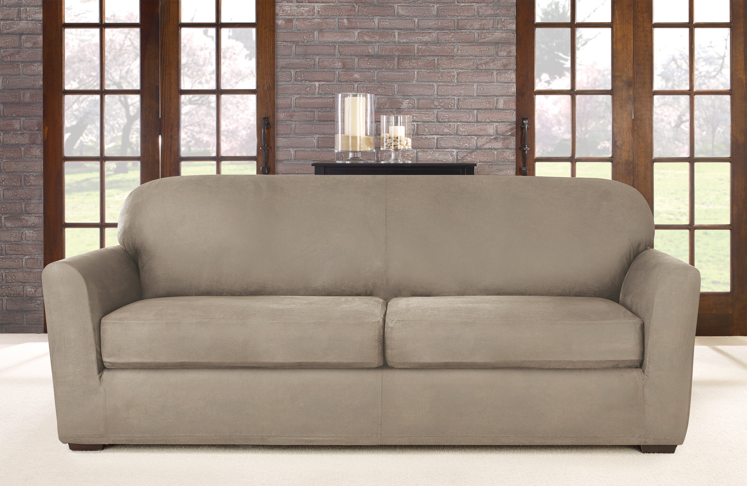 3 cushion couch slipcover