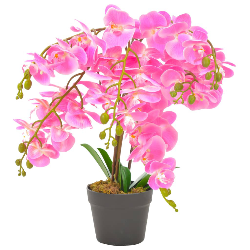 The Seasonal Aisle Orchid Floral Arrangement In Pot Wayfair Co Uk