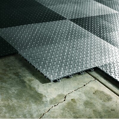 12 X 12 Garage Flooring Tile Gladiator Color Silver