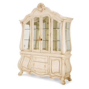 Go to store & view more images Chateau De Lago Lighted China Cabinet by Michael Amini