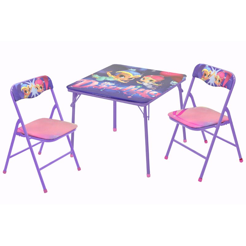 character table and chairs