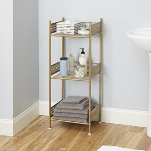 Gold Bathroom Cabinets Shelving You Ll Love Wayfair Save