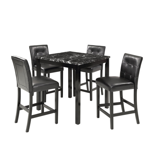 Red Barrel Studio® 5 Piece Counter Height Dining Table Set ...