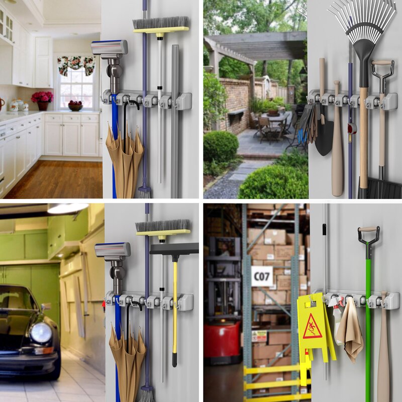 Stalwart Garage Tool Wall Holder with Hooks & Reviews | Wayfair