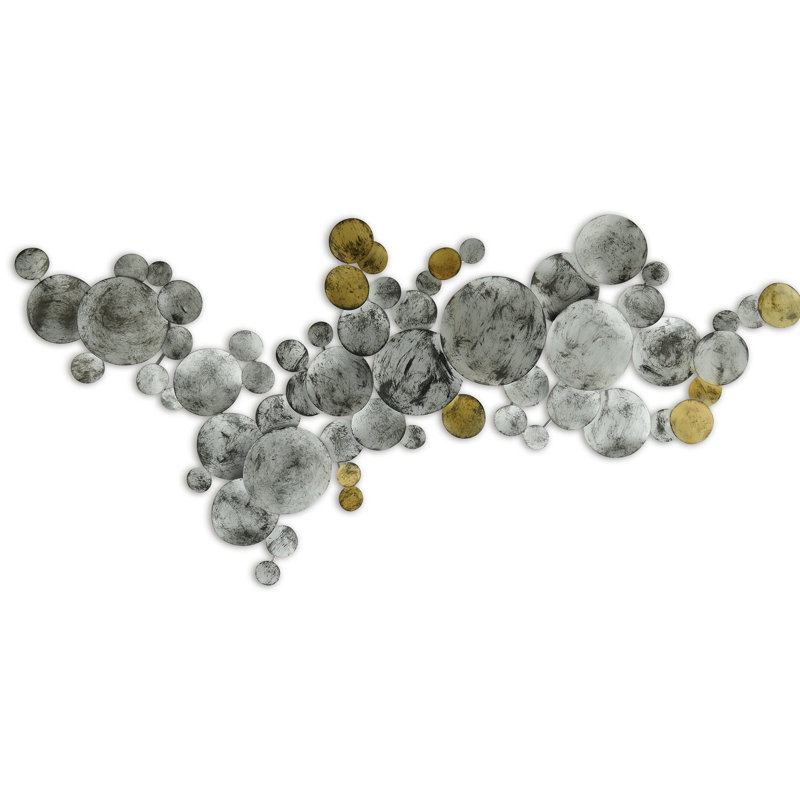 Bloomsbury Market Flying Discs Etched Metal Wall Decor Reviews Wayfair