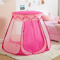 Castle Pink Twin Bed Tents For Kids Door Fits Twin Size Mattress New 