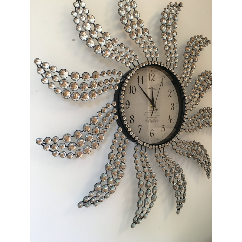 Meida Handmade Crystal Decorative Wall Clock Reviews