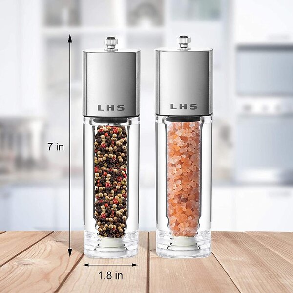 Magic Pepper Spice Salt Mill Grinder Grinding Wooden Wood Kitchen Cooking Tool 