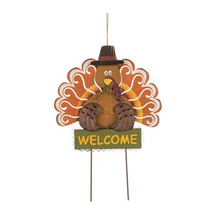 Turkey Welcome Yard Sign