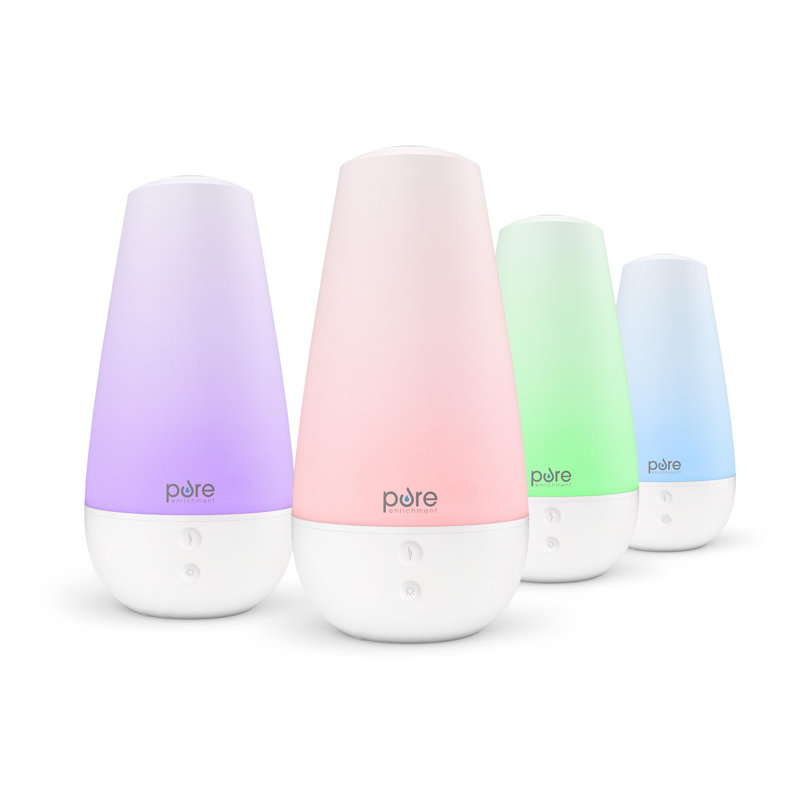 Pure Enrichment 0 52 Gal Cool Mist Ultrasonic Tabletop Humidifier 120 Sq Ft Reviews Wayfair