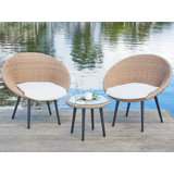 Laurie 2 Seater Rattan Conversation Set