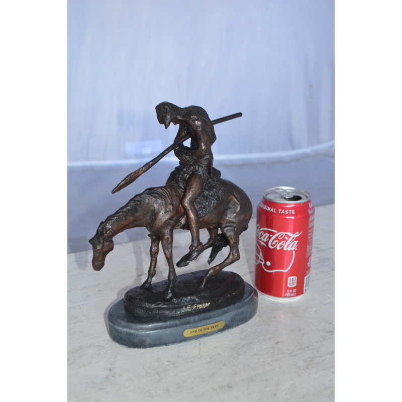 Canora Grey Perlman End Of The Trail By James Fraser Statue Wayfair Canora Grey Perlman End Of The Trail By James Fraser Statue Wayfair