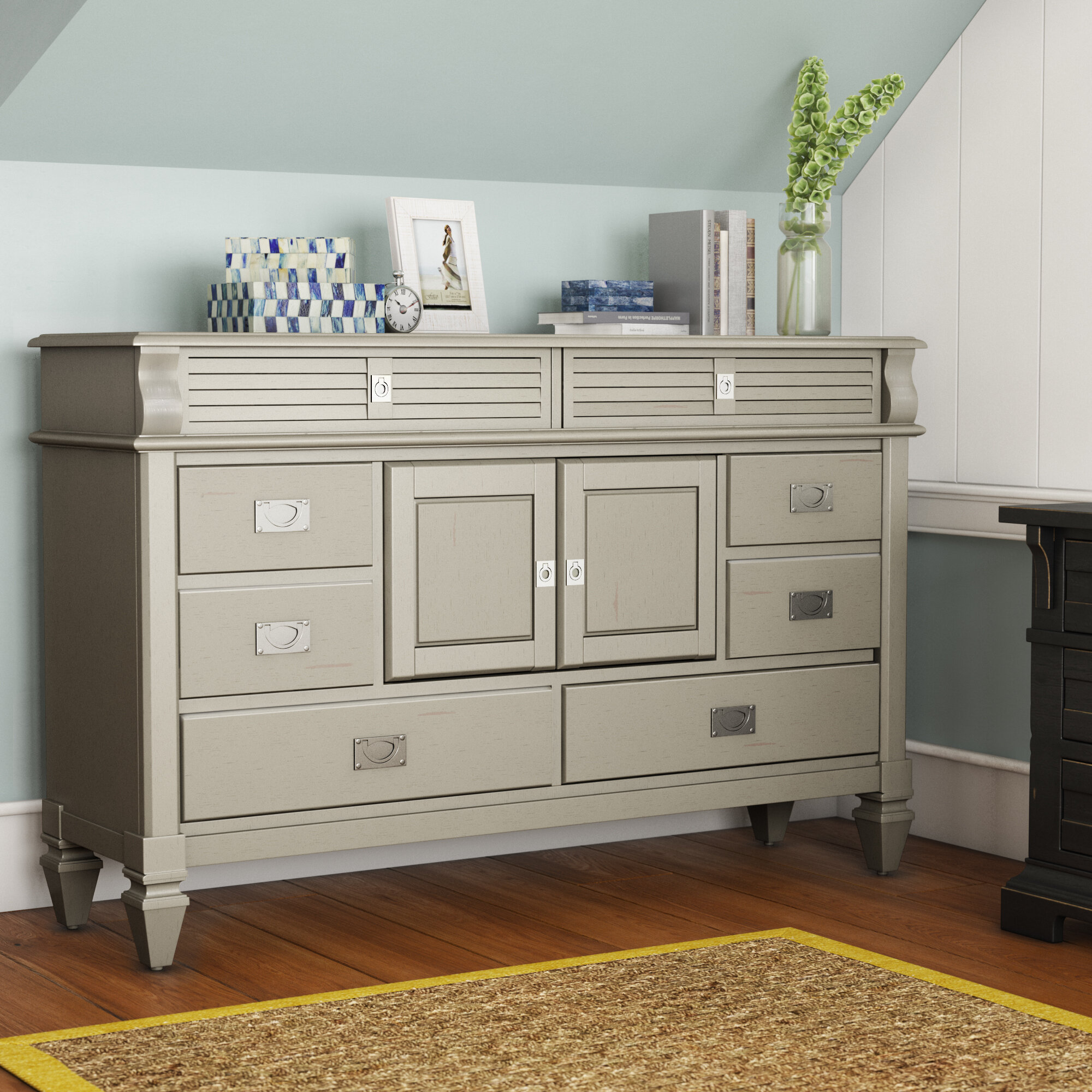 Beachcrest Home Vasilikos 8 Drawer Combo Dresser Reviews Wayfair