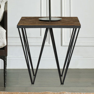 Punta Reclaimed Elm Wood End Table by Magari Coupon