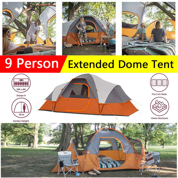 Nice Furniture Core 9 Person Extended Dome Tent Reviews Wayfair