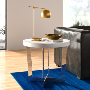Modern Cross Leg Base End Side Tables Allmodern