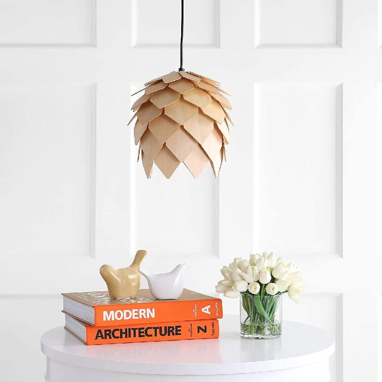 Pinecone Pendant Light Wooden Style Ceiling Lighting For Home Office Business 