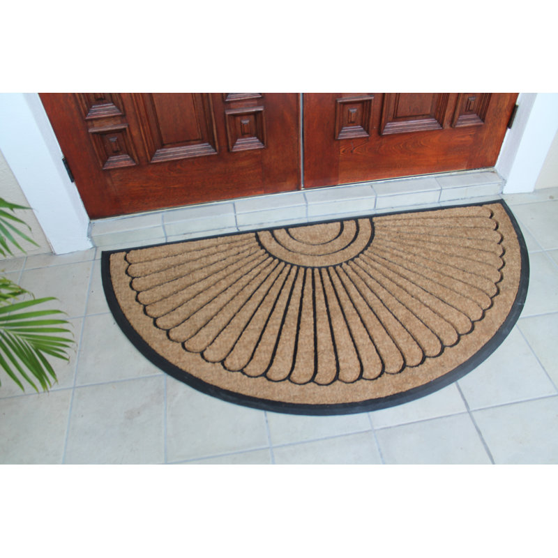Darby Home Co Albertina Sunburst Non Slip Outdoor Door Mat