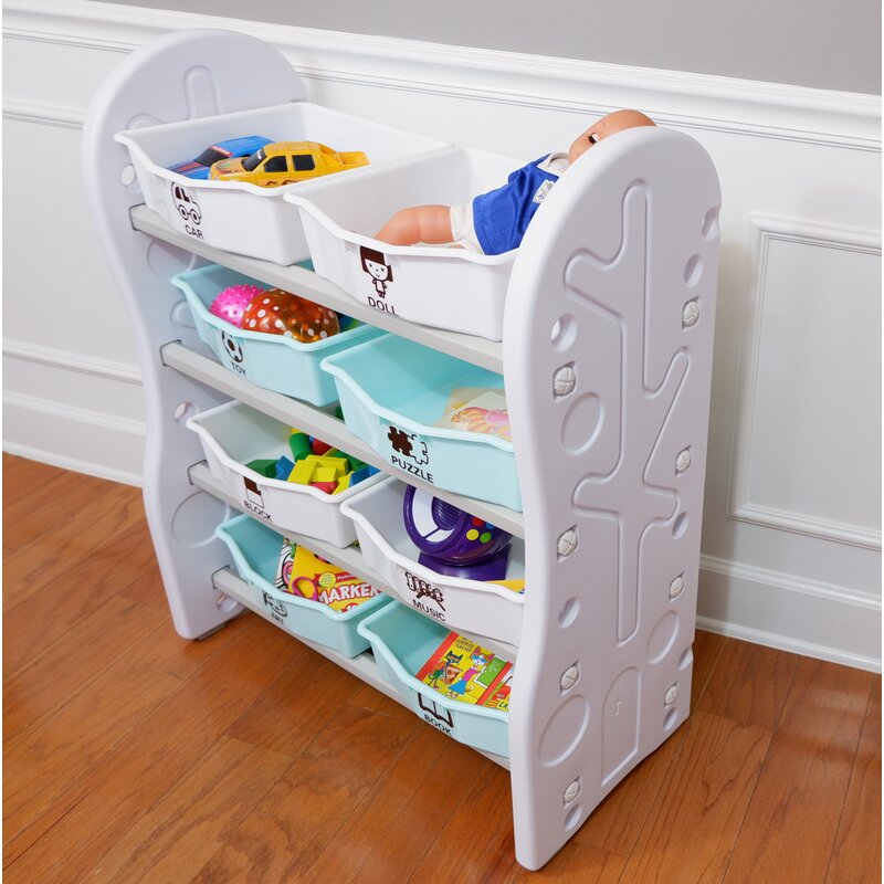 Zoomie Kids Mccrory Fabulous Children S Plastic Book Shelf Toy