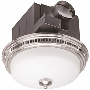 110 CFM Bathroom Fan with Light