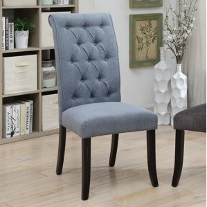 Tomasello Transitional Upholstered Dining Chair (Set of 2) by Darby Home Co
