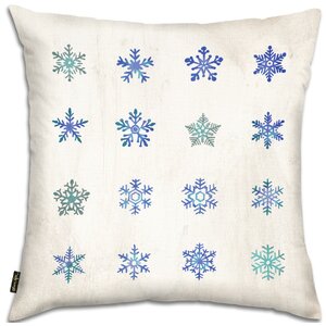 Snowflakes Throw Pillow