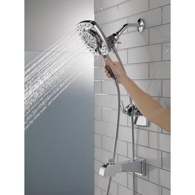T17464 Ss I Rb I I Delta Ashlyn Pressure Balance Tub And Shower