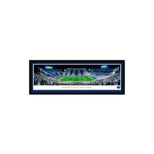 Penn State Football College Posters 2018 White-Out Framed Pictures and Wall Decor by Blakeway Panoramas