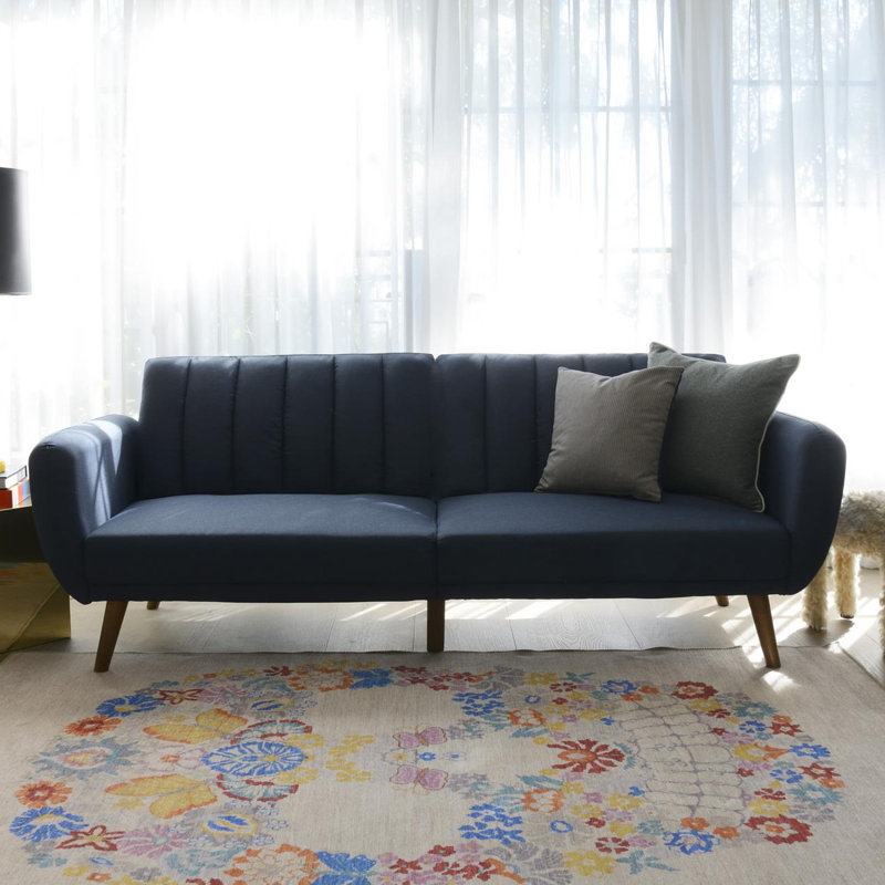 Novogratz Brittany Full 81 5 Split Back Convertible Sofa