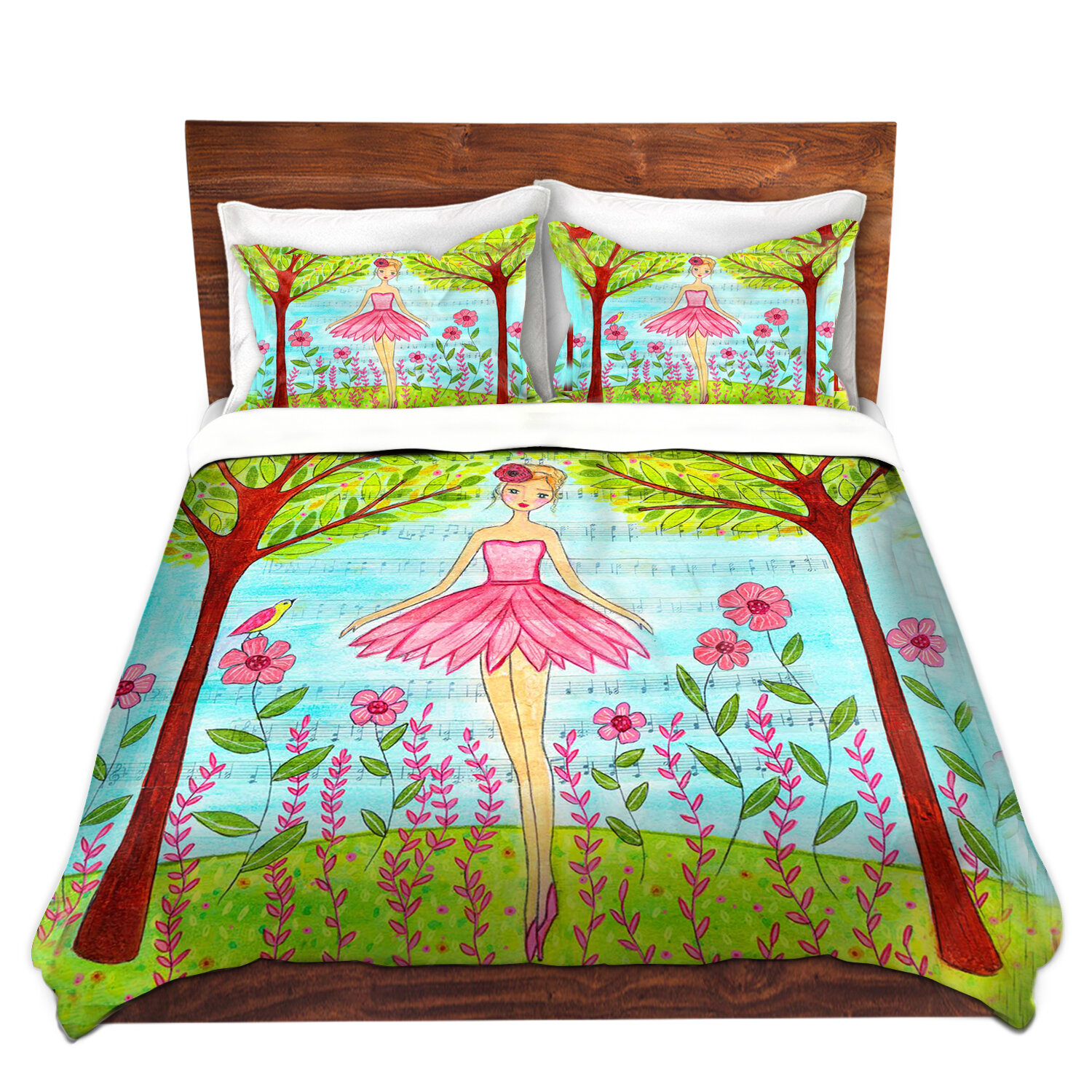 East Urban Home Ballerina Duvet Cover Set Wayfair