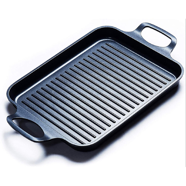 JingJiuTrade Nonstick Grill Pan, Induction Stove Top Grill Plate, Grill Top For Stove, Grilled