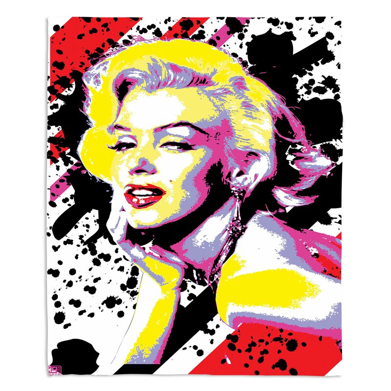 House of Hampton® Mantz Marilyn Monroe Throw | Wayfair