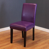 purple parsons chair