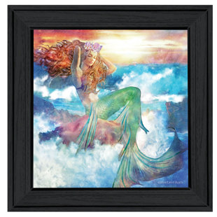 16 x 12 Carolines Treasures Blonde Mermaid Wall or Door Hanging Prints