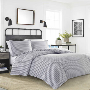 Go to store & view more images Nautica Coleridge Stripe Reversible Duvet Set