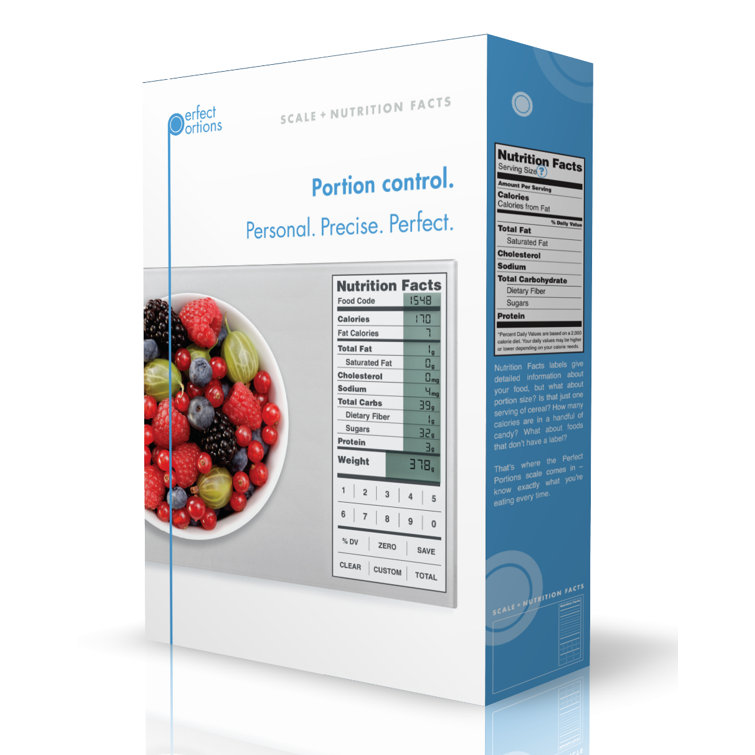 Perfect Portions Kitrics Digital Nutrition Scale Nutrition Facts