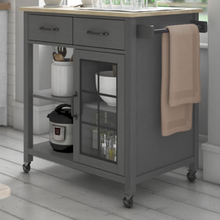 Kitchen Carts On Wheels Wayfair
