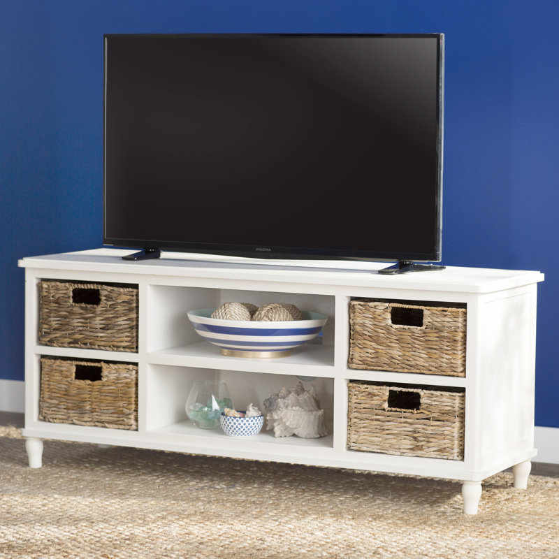 Charlton Home Santa Cruz Solid Wood Tv Stand For Tvs Up To 55 Reviews Wayfair