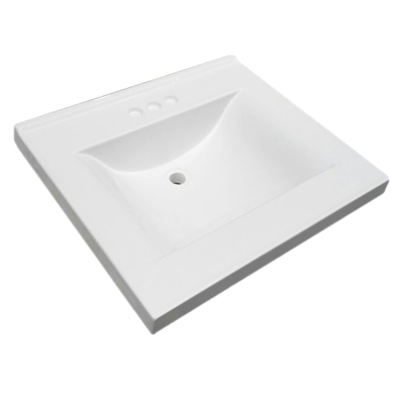 Design House Cultured Marble Contempo Vanity Top 31 Solid White Wayfair