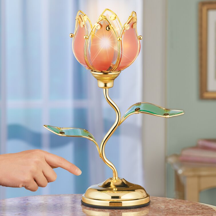 House of Hampton® Flowering Tulip Touch Lamp Wayfair