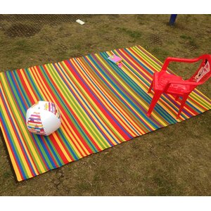 Yellow/Green/Red Indoor/Outdoor Area Rug