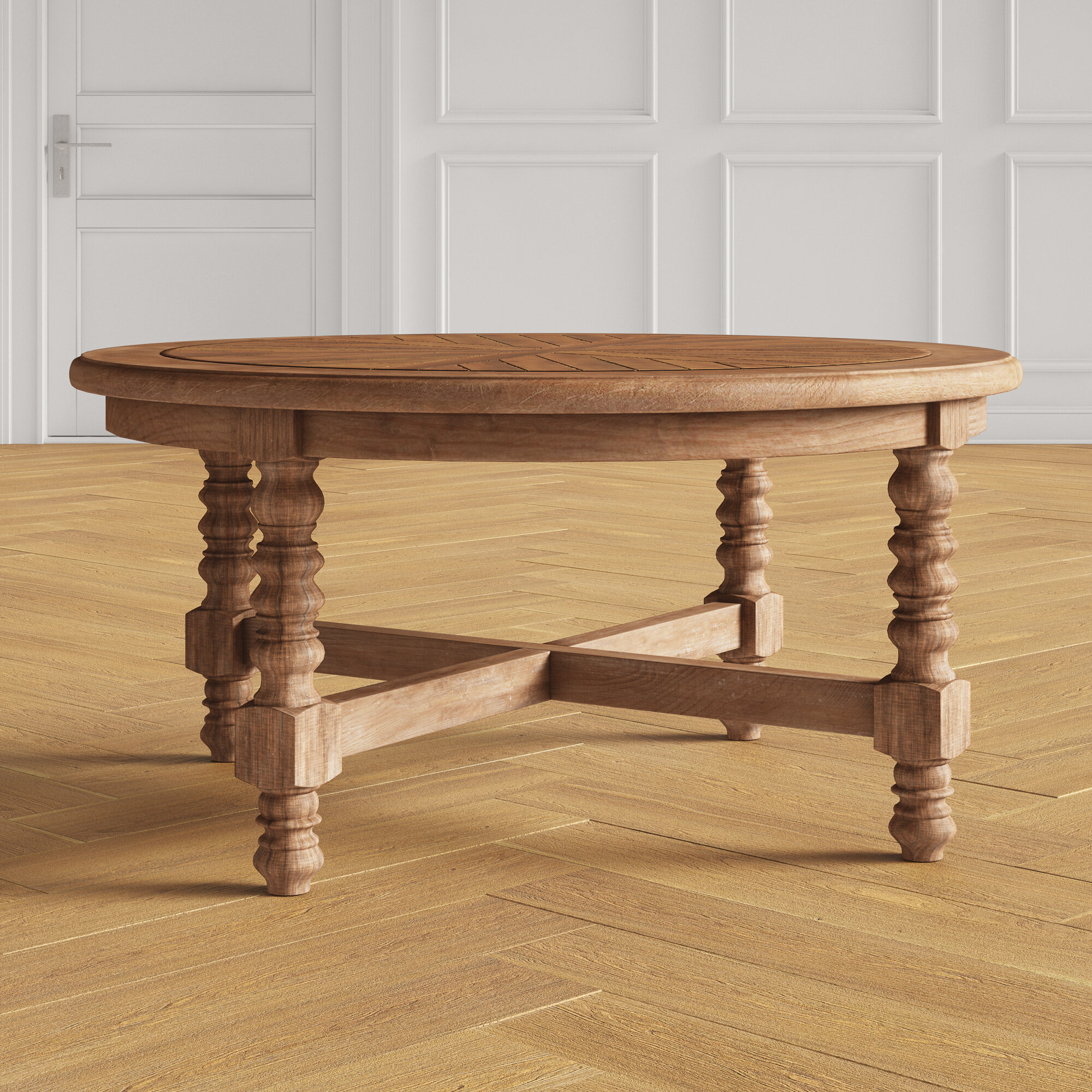 Featured image of post Coffee Table Round Wood / Made out of wood and featuring a unique distressed finish.