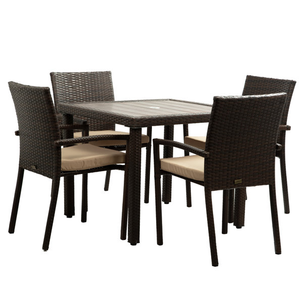 Patio Table And Umbrella Set Wayfair