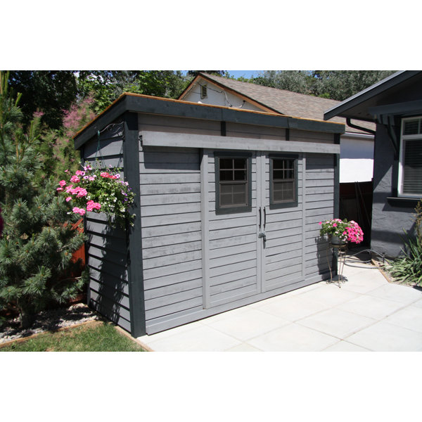 solidbuild brighton 10 ft. w x 10 ft. d solid wood garden