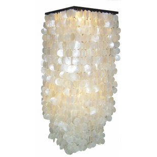 Capiz S Ceiling Light Wayfair Co Uk Ocean Lights 1 Light Flush Ceiling