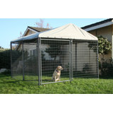 arf frame dog house with dark frame