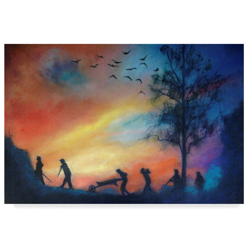 Trademark Art The Underground Railroad Acrylic Painting Print On